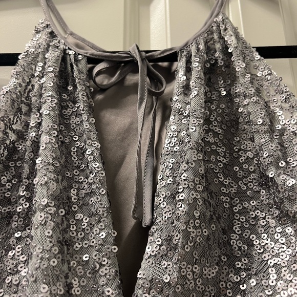 NWT Amsale Long Sequined Dress - Picture 4 of 9